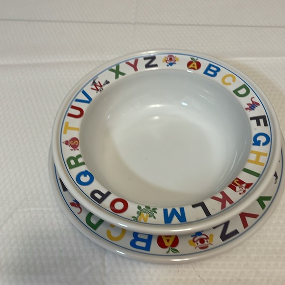 My Alphabet By Epoch Child’s plate set - Picture 2 of 6